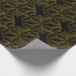 Papel De Presente pétala da flor da linha ouro