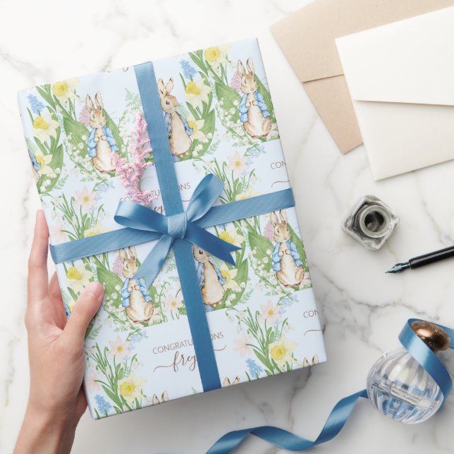 Papel De Presente Peter, o Chá de fraldas de Páscoa do Primavera de  (Presentear)