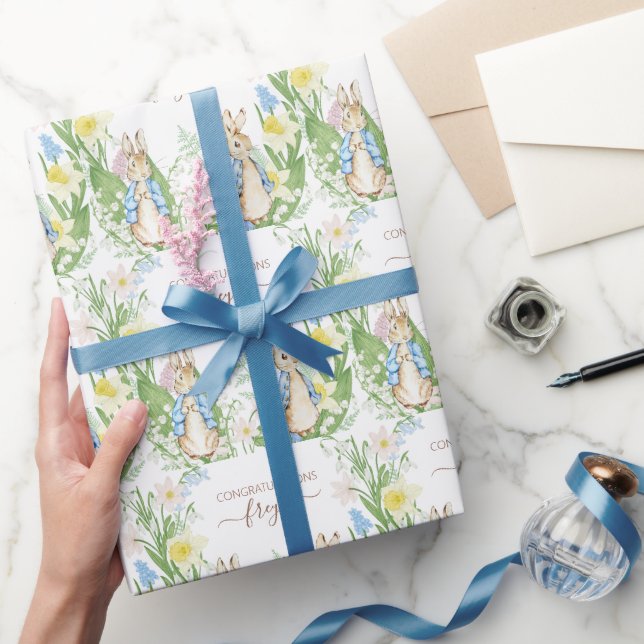 Papel De Presente Peter, o Chá de fraldas de Páscoa do Primavera de  (Presentear)