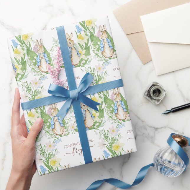 Papel De Presente Peter, o Chá de fraldas de Páscoa do Primavera de  (Presentear)