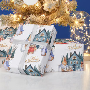 Papel De Presente Peter, o compro de Natal do coelho