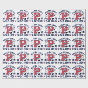 Papel De Presente Phantom Versity Ghost Bats Halloween College