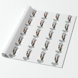 Papel De Presente Pica-Pau Nunca Desista Inspirador