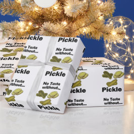 Papel De Presente Picles de Pepino Sem Sabor Sem a Festa do Picles