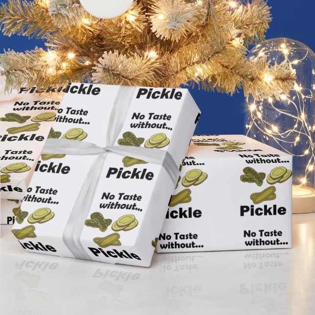Papel De Presente Picles de Pepino Sem Sabor Sem a Festa do Picles (Feriados)