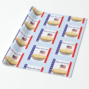 Papel De Presente Pie Americano