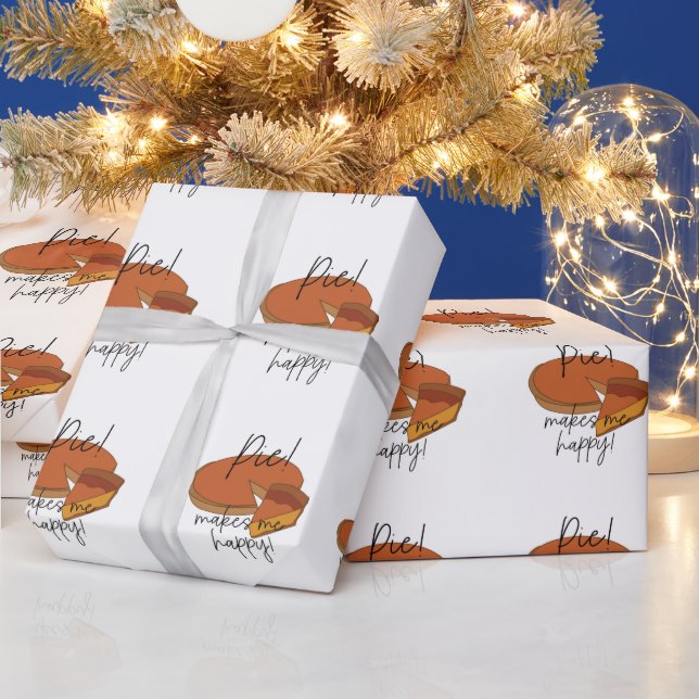 Papel De Presente Pie Me Faz Uma Pizza Feliz (Feriados)