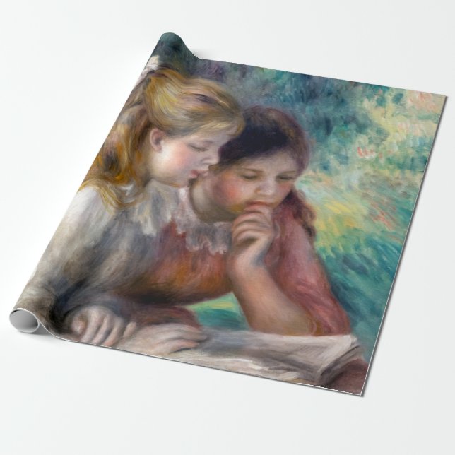 Papel De Presente Pierre-Auguste Renoir - A Leitura (Desenrolado)