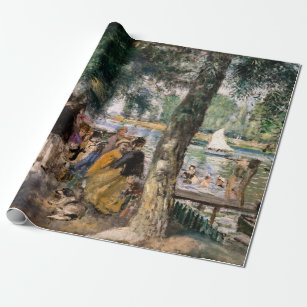 Papel De Presente Pierre-Auguste Renoir - Banho no Sena