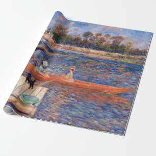 Papel De Presente Pierre-Auguste Renoir - O Sena em Argenteuil