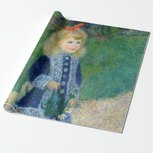 Papel De Presente Pierre-Auguste Renoir - Uma garota com uma lata de