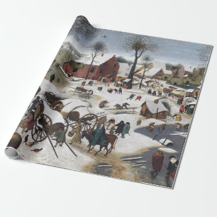 Papel De Presente Pieter Brueghel O Censo de Belém