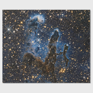 Papel De Presente Pilares Da Criação Nebulosa Da Águia Infravermelho