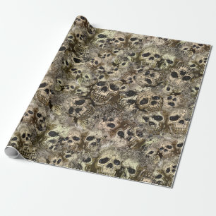 Papel De Presente Pilares de crânios