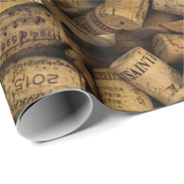 Papel De Presente Pilha de vinheta de rolha de vinho