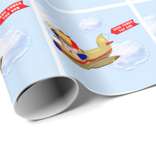 Papel De Presente Piloto Bebê