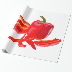 Papel De Presente Pimenta vermelha