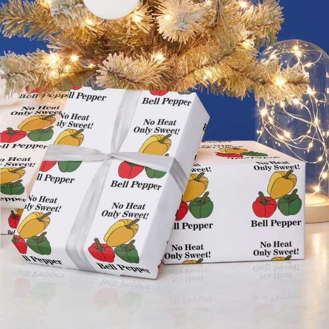 Papel De Presente Pimentão Vermelho Verde Amarelo Capsicum Pimentão  (Feriados)