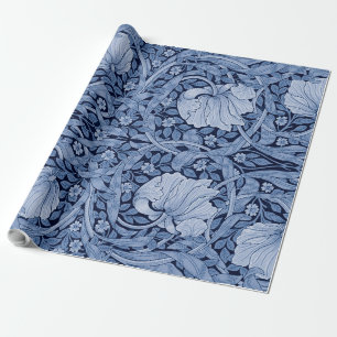 Papel De Presente Pimpernel Blue Monotone, William Morris
