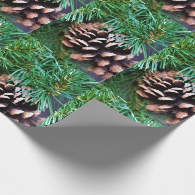 Papel De Presente Pinecones (Ponta)