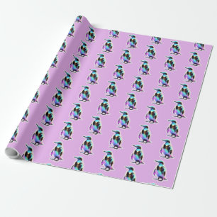 Papel De Presente Pinguim