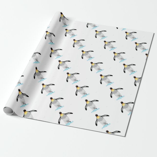 Papel De Presente Pinguim (Desenrolado)