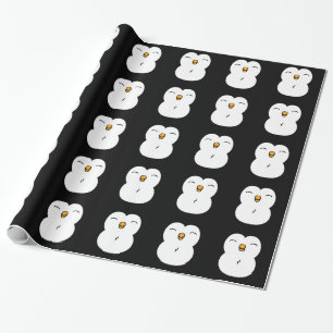 Papel De Presente Pinguim bonito