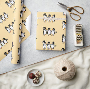 Papel De Presente Pinguin Best Friends Graduação