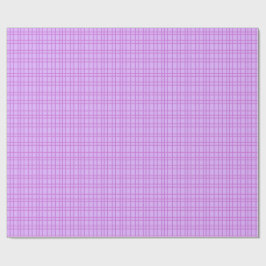 Papel De Presente Pink and purple flower checkered pattern