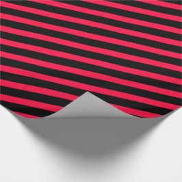 Papel De Presente pink-black stripes – pink-schwarz gestreift