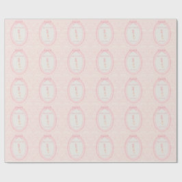 Papel De Presente Pink Bow Coquette Silly Goose 1st Birthday 