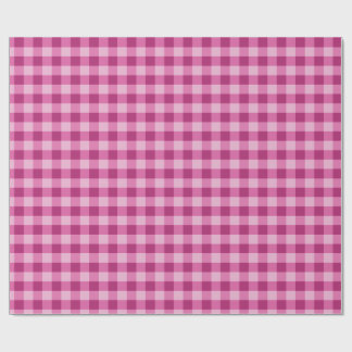 Papel De Presente Pink Gingham Wrapping Paper Cute Gift Wrap