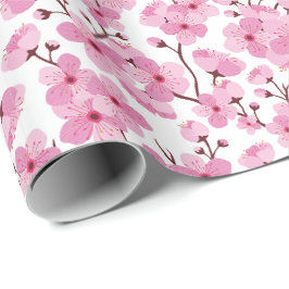 Papel De Presente Pink Sakura
