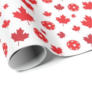 Papel De Presente  Pino branco e vermelho do piquete canadense