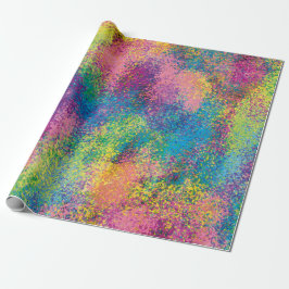 Papel De Presente Pinta esmagada.