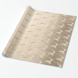 Papel De Presente Pintinho de cobre-Rosa de-copa Dourado padrão de r