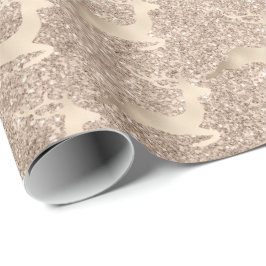 Papel De Presente Pintinho de cobre-Rosa de-copa Dourado padrão de r