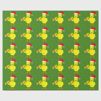 Papel De Presente Pintinho de trompetes Bonés