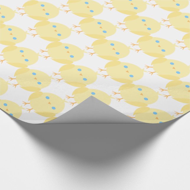 Papel De Presente Pintinhos de páscoa (Ponta)