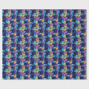 Papel De Presente Pintura Abstrata