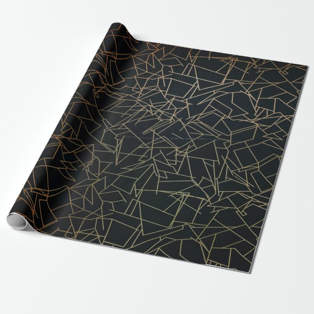 Papel De Presente pintura abstrato (Desenrolado)