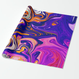 Papel De Presente Pintura Colorida Melhor arte, abstrato moderna