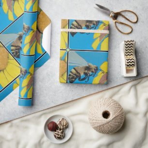 Papel De Presente Pintura da dança do jardim em