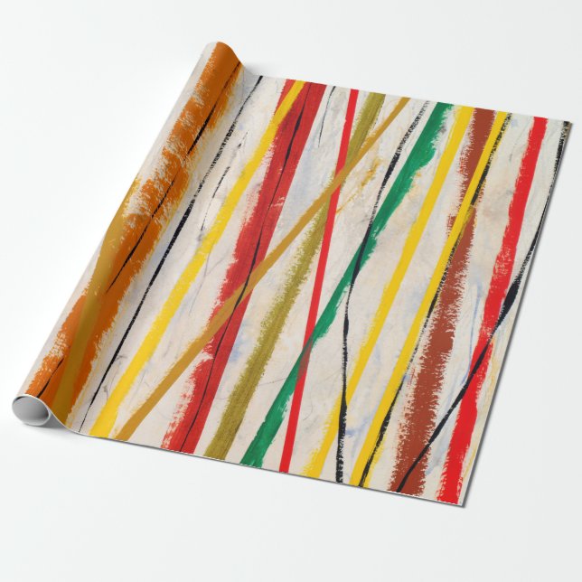 Papel De Presente pintura de abstrato (Desenrolado)