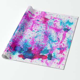 Papel De Presente Pintura de Abstrato com tinta a álcool. Tinta alc