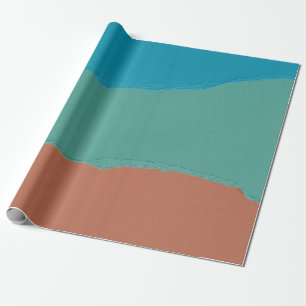 Papel De Presente Pintura de abstrato em laranja e preto