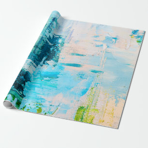 Papel De Presente Pintura de óleo desenhada à mão. fundo de abstrato