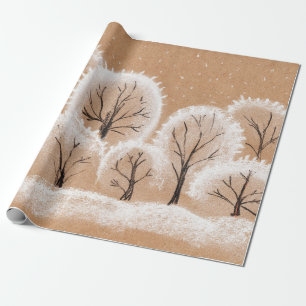 Papel De Presente Pintura de pincel. Canvas artística. Arte petrol