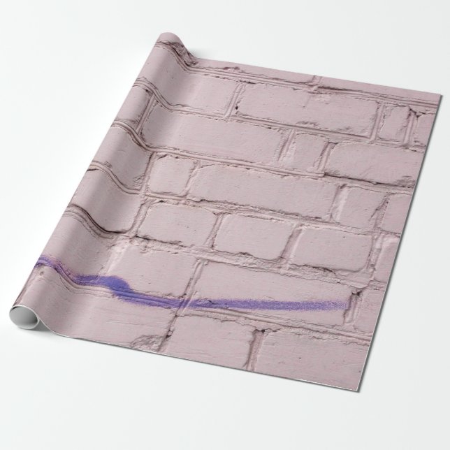 PAPEL DE PRESENTE PINTURA DE RODA EM BRANCO (Desenrolado)