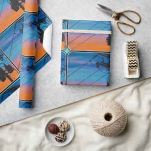 Papel De Presente Pintura de "Sunset Hum" em uma